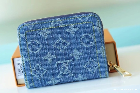 Official oldcobbler VUITTON COIN LOUIS ZIPPY PURSE 0817